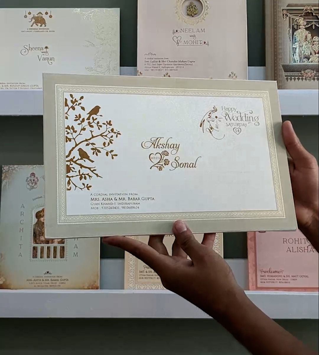wedding Card 3443
